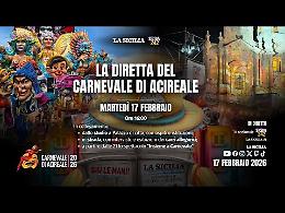 Carnevale di Acireale, guarda la sfilata dei carri con LaSiciliaTv