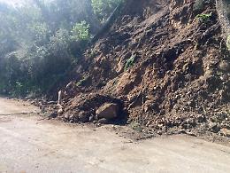 Frana a Messina, chiusa la strada statale 113 Settentrionale Sicula in entrambe le direzioni