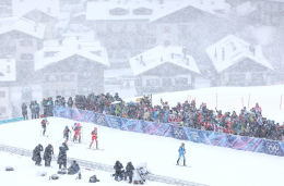 Neve fitta sullo Stelvio: Murada domina e va in semifinale, De Silvestro ripescata