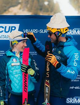 Olimpiadi, Alba e Michele marito e moglie insieme nella staffetta dello sci alpinismo