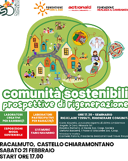 Comunit&agrave; sostenibili: rigenerare i tessuti, riannodare i legami