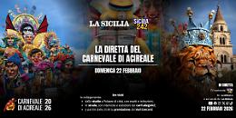 Carnevale di Acireale 2026, domenica 22 febbraio gran finale in diretta dal Palazzo di Citt&agrave; sul canale nazionale Sicilia 242 e su LaSicilia.it