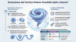 Il vortice polare sta per spezzarsi? Se succede a marzo ci sar&agrave; un'ondata di gelo 
