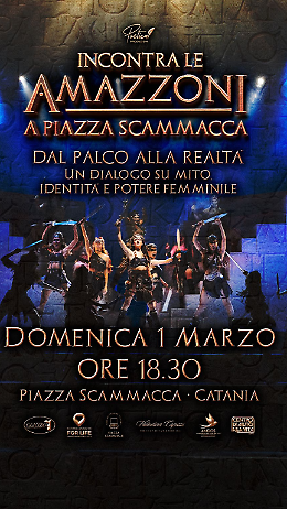 Incontra le amazzoni: mito, identit&agrave; e libert&agrave; a Piazza Scammacca