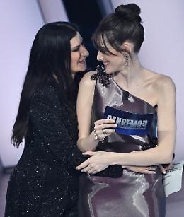 Sanremo, tutti i cambi d'abito di Laura Pausini e Pilar Fogliati