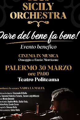 Cinema in musica, omaggio a Ennio Morricone: una cucina solidale per i fragili di Palermo