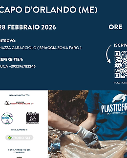 Sabato 28 febbraio: camminata ecologica a Capo d'Orlando con Plastic Free e Associazione PFM