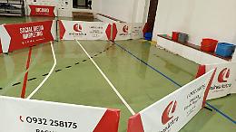 Ragusa e le pozzanghere all'interno dell'impianto sportivo Pappalardo, Firrincieli: "Trovare una soluzione"