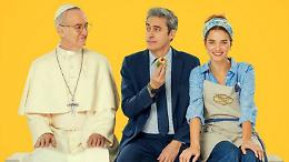 Pif torna al cinema con "&hellip;che Dio perdona a tutti": amore, dolci alla ricotta e il Papa