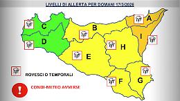 Vento e pioggia in  Sicilia: voli dirottati, le Ong riparano a Lampedusa ma Jolina non &egrave; Harry. L'allerta per&ograve; resta arancione