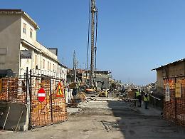 Cantiere infinito: il ciclone Harry rinvia ancora la consegna del viadotto 