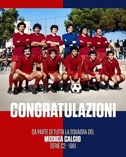 Modica calcio, 45 anni dopo &egrave; di nuovo festa grande