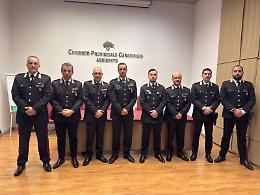 Elogio ai cacciatori di sciacalli: il colonnello De Tullio incontra i carabinieri che hanno sventato truffe agli anziani