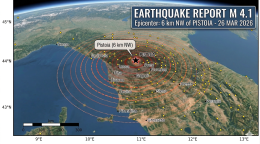 Terremoto in Toscana di magnitudo 4.1: trema Pistoia ma anche Firenze trattiene il respiro
