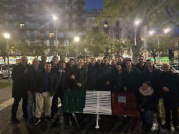 Vandalizzata a Catania la panchina tricolore dedicata ai martiri delle foibe