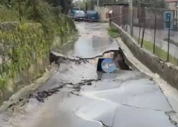 Maltempo nel Palermitano, strade franate e cittadini sfollati