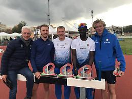 Atletica: niente Mondiali di staffetta per il quartetto della 4x400 dell'Italia, oggi a Catania gli azzurri hanno vinto ma non &egrave; bastato