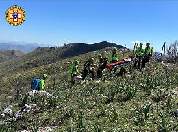 Salvataggio in cresta: 22enne portoghese recuperato tra Punta Giardinello e Rosolino Pilo