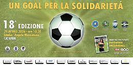Un Goal per la Solidariet&agrave; 2026: la Sicilia aiuta la Sicilia, il ricavato per Niscemi