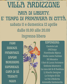 Aria di Liberty: primavera a Villa Ardizzone tra arte, sapori e letture