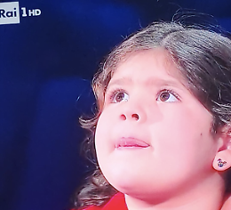 La piccola ragusana Gaia Corallo in luce su Rai Uno con Carlo Conti e Mara Venier