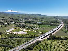 Viadotto Alfio sull'A19, impalcati ultimati e prime prove di carico: consegna prevista tra un anno