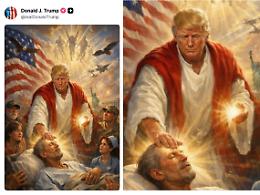 L'ultima provocazione di Trump: si paragona a Ges&ugrave; con un'immagine generata dall'algoritmo