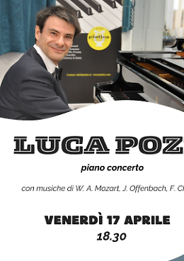 Una serata con Luca Pozzi: Mozart, Chopin e Offenbach al Tempio Valdese