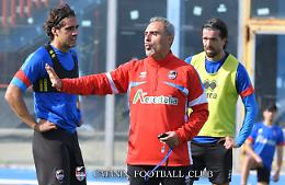 Il ritorno di Toscano: primo allenamento a Catania