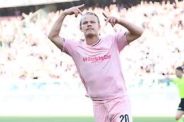 Pohjanpalo show, il Palermo stende il Cesena e torna a sognare