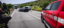 Grave incidente stradale sulla Ragusa-Modica, nei pressi del ponte Costanzo: quattro feriti