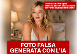 Lo sfogo della Meloni: &laquo;Quando la mia foto diventa un'arma: deepfake, inganno e responsabilit&agrave;&raquo;