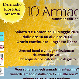 Torna a Catania "10 Armadi &ndash; Summer Edition": second hand chic a Villa Ardizzone