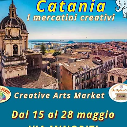 Mercatini creativi in via Minoriti a Catania: artigianato, creativit&agrave; e shopping dal 15 al 28 maggio