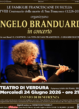 Branduardi canta Francesco: un concerto di musica, fede e solidariet&agrave; per l'VIII centenario