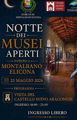 Notte dei musei aperti nei Nebrodi: tra tramonti e storia al Castello Aragonese