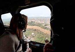 Giorgia  Meloni in volo verso la Sicilia per un sopralluogo a Niscemi: terza visita della premier dopo la frana 