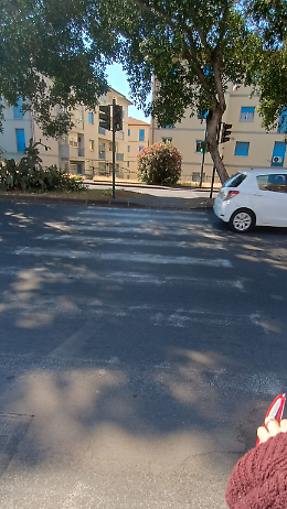 Strisce pedonali sbiadite in viale Odorico da Pordenone, urgente ripristino