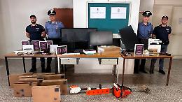 Blitz a Sant'Agata: cinque indagati per furti e recuperata la refurtiva del liceo