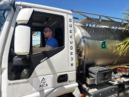 Servizio autobotti AICA, attivato il sistema automatizzato: ecco come richiederlo
