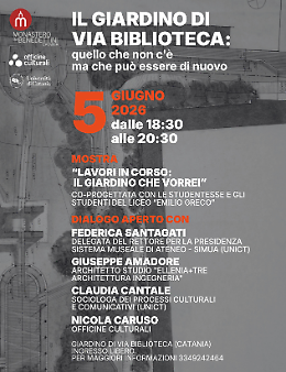 Il giardino di Via Biblioteca: quello che non c'&egrave; ma pu&ograve; tornare &mdash; per la Notte degli Archivi