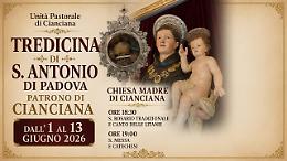 A Cianciana la festa di Sant'Antonio: tre giorni di musica, fede e tradizione