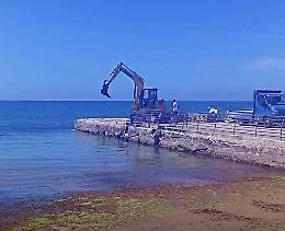 Marina di Modica, al via il ripristino del moletto