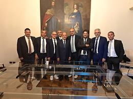 Ispica, il governatore Schifani incontra a palazzo d'Orleans il sindaco e la giunta