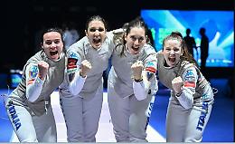 Azzurre imbattibili: quinto oro europeo di fila nel fioretto, Francia ko 45-31 ad Antony