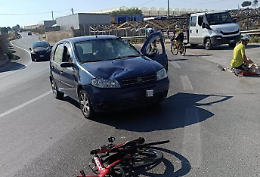 Scoglitti, scontro auto-ciclista: l'ennesimo incidente che si verifica in danno a un appassionato delle due ruote