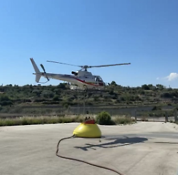 Monterosso, installata una vasca per l'elisoccorso antincendio