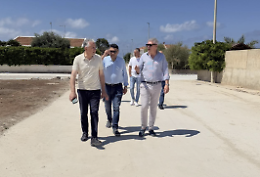 Santa Croce e Scicli, sopralluoghi di Abbate per verificare lo stato di avanzamento dei progetti