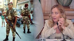 Allarme sicurezza a Palermo, la premier Meloni: "Non escludo l'arrivo dell'esercito"