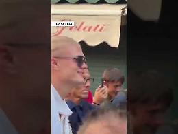 Erling Braut Haaland dopo il mondiale protagonista anche a Taormina per Dolce&Gabbana
